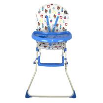 Cadeira Refeição Alimentação Alta para Criança Azul