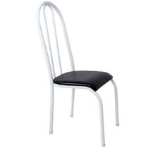 Cadeira Requinte Branco/Preto 11428 - Wj Design