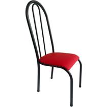 Cadeira Requinte Preto/Vermelho 10739 - Wj Design