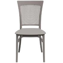 Cadeira Robust Palha Forte Plástico Cor Nude