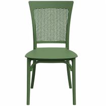 Cadeira Robust Palha Forte Plástico Cor Verde