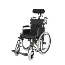 Cadeira Rodas Em Aço Dobrável D400 Apoio Cabeça Dellamed T40