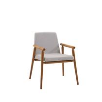 Cadeira Rodrigues Linho Cinza 77x61x57 cm Daf Mobiliário