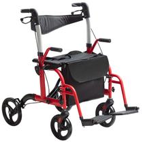 Cadeira Rollator Walker & Transport VEVOR 2 em 1 para idosos