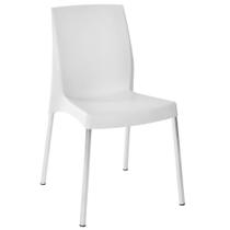 Cadeira Roma Plastico Polipropileno Branca - Rm