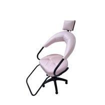 Cadeira Rosa para salão de beleza almofadada modelo futurama - HENVIFER