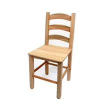 Cadeira Rústica Quadrada de Madeira Crua tam. 80 cm (VCTT-CR)