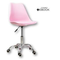 Cadeira Saarinen Office Base Cromada Com Rodizio Giratória com Ebook Cadeira Saarinen Office Base Cromada Com Rodizio Giratória com Ebook