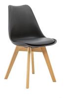 Cadeira Saarinen Wood Com Estofamento Várias Cores