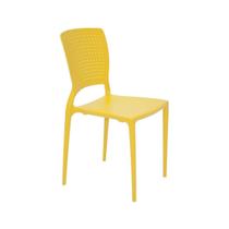 Cadeira Safira Amarela Tramontina Polipropileno