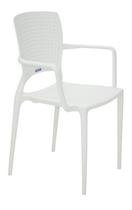 Cadeira Safira Com Braço 50X59X85Cm Tramontina Branco