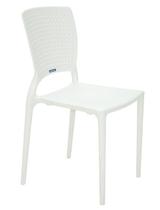 Cadeira Safira Em Polipropileno E Fibra De Vidro Branco