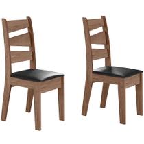 Cadeira Sala de Jantar 02 un Itália Preto e Amêndoa Cadeira Sala de Jantar 02 un Itália Preto e Amêndoa