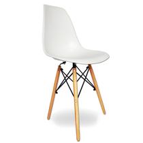 Cadeira Sala De Jantar Charles Eames Eiffel Pés De Madeira