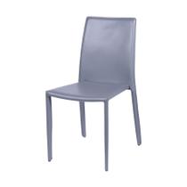 Cadeira Sala De Jantar material ecológico Cinza - Or Design