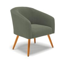 Cadeira Sala De Jantar Pé Palito Castanho Stella Bouclê D03 - D'rossi Cor Verde Pistache