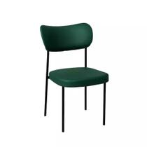 Cadeira Sala de Jantar pés em Aço Verona Sintetico Ds Home