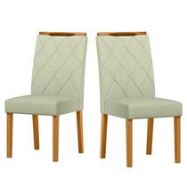 Cadeira Sala Jantar Sarah Kit 2 Ype/Linho Palha Cadeira Sala Jantar Sarah Kit 2 Ype/Linho Palha