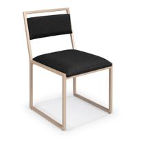 Cadeira Samambaia em Aço Carbono Dourado