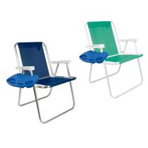 Cadeira Sannet Azul Marinho + Cadeira Sannet Verde + 2 Mesa