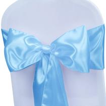 Cadeira Sashes Babenest Satin 50 unidades para banquetes de casamento Cadeira Sashes Babenest Satin 50 unidades para banquetes de casamento