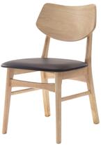 Cadeira Scandinavian Mad Natural Assento PVC Cafe - 38594