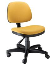 Cadeira Secretária com Back System Linha Confort Plus Amarelo - Design Office