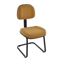 Cadeira Secretária com Base fixa em S Linha Classic Amarelo Cadeira Secretária com Base fixa em S Linha Classic Amarelo