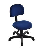 Cadeira Secretária com Base Giratória Linha Robust Azul