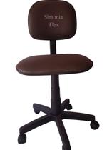 Cadeira secretaria com regulagem de altura corano marrom