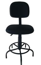 Cadeira Secretária Costureira Giratória Fixa Corano preto Cadeira Secretária Costureira Giratória Fixa Corano preto
