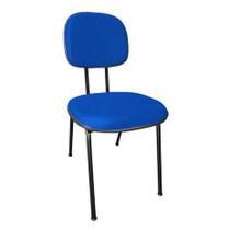 Cadeira Secretaria Fixa Pé Palito Azul Mg720E2000 - Mogiflex