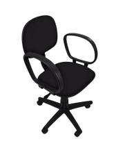 Cadeira Secretária Giratória Com Braço