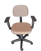 Cadeira Secretária Giratória com Braços