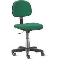 Cadeira secretária giratória crepe verde bandeira - Cadeira Brasil