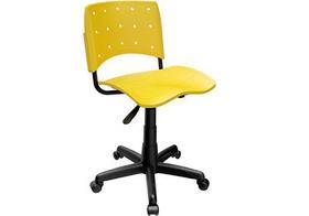 Cadeira Secretária Giratória Ergoplax+ Amarela