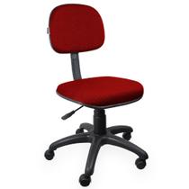 Cadeira Secretária Jserrano Vermelho - ULTRA Móveis - Ultra Móveis Corporativo