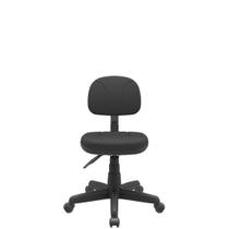 Cadeira Secretária Plaxmetal Escritório Giratória em Tecido J.Serrano Com Costura - Preto Cadeira Secretária Plaxmetal Escritório Giratória em Tecido J.Serrano Com Costura - Preto