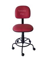 Cadeira Secretaria Regulagem Altura Base Ferro Rodízio E Cadeira Secretaria Regulagem Altura Base Ferro Rodízio E