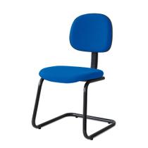 Cadeira Secretária Turim Pé Continuo Azul