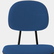 Cadeira Secretária Turim Pé Palito Azul - Flex Cadeiras