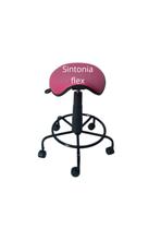 Cadeira sela estética s/ encosto c/ regulagem de altura , dentista, tatuador, manicure - base de ferro corano rosa claro Cadeira sela estética s/ encosto c/ regulagem de altura , dentista, tatuador, manicure - base de ferro corano rosa claro