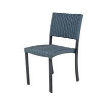 Cadeira sem braço de alumínio e corda náutica área externa e interna - Sarah Móveis Cadeira sem braço de alumínio e corda náutica área externa e interna - Sarah Móveis