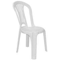 Cadeira sem Braços Atlântida Basic Economy Branca