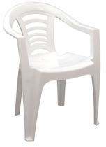 Cadeira sepetiba em polipropileno branco tramontina