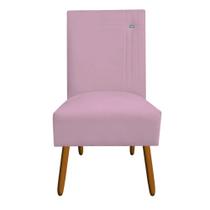 Cadeira sevilha sued rosa bebê