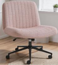 Cadeira Shintenchi Criss Cross Giratória Ajustável Rosa Cadeira Shintenchi Criss Cross Giratória Ajustável Rosa