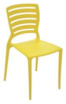 Cadeira Sofia Amarela Encosto Vazado Hz Tramontina 92237000