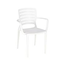 Cadeira Sofia com Braço Branca Tramontina 92036/010 Cadeira Sofia com Braço Branca Tramontina 92036/010