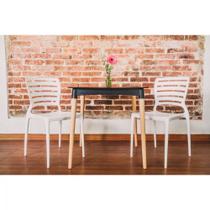 Cadeira Sofia Encosto Horizontal Branca Tramontina 92237010 Cadeira Sofia Encosto Horizontal Branca Tramontina 92237010